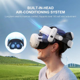 Head strap bobo vr s3 pro با سیستم تهویه بند پشت meta 3 v3s