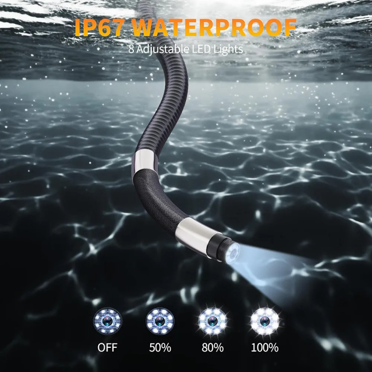 دوربین بازرسی بروسکوپی چرخشی ۳۶۰ درجه QIMIC با کیفیت 1080P