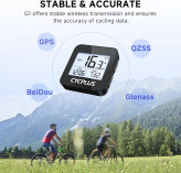 کامپیوتر دوچرخه GPS بیسیم CYCPLUS مدل G1