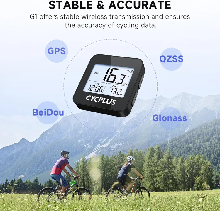 کامپیوتر دوچرخه GPS بیسیم CYCPLUS مدل G1