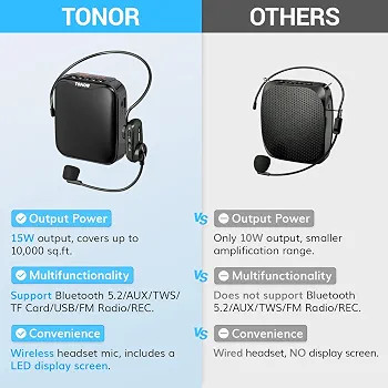 آمپلی فایر صوتی مدل Tonor K11 Voice Amplifier