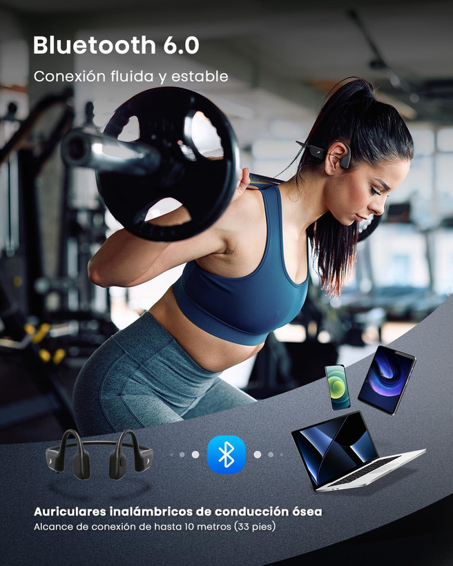 هدفون استخوانی بلوتوثی SAMVEK مدل X23 با طراحی Open-Ear و مقاومت IPX7