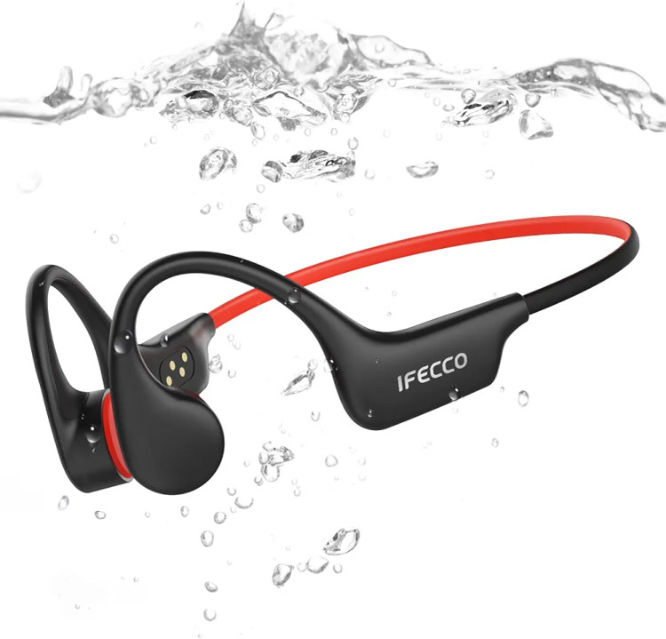 هدفون استخوانی ضدآب IFECCO مدل X27 با Bluetooth 6.0، حافظه داخلی 8GB