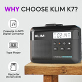 پخش و تبدیل کاست به MP3 مدل KLIM K7