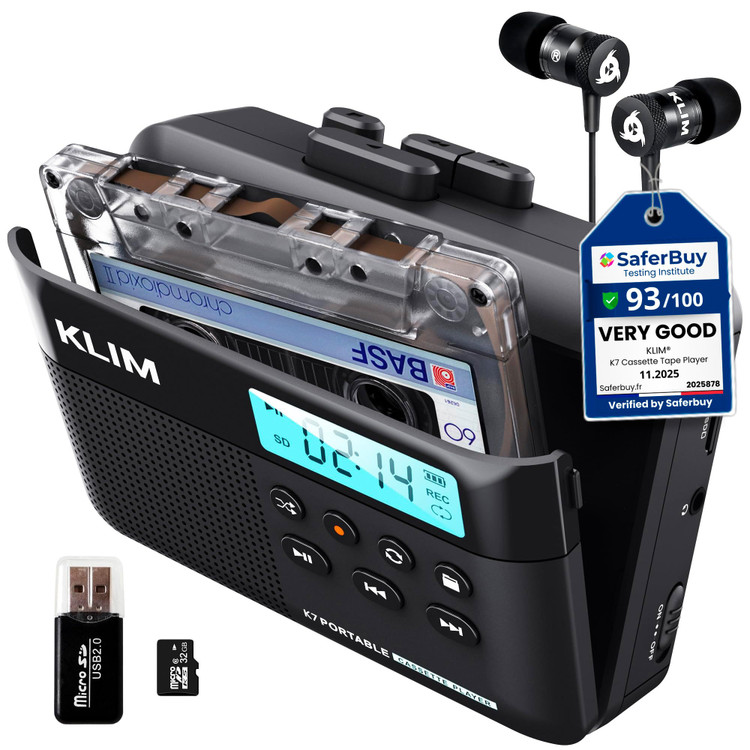پخش و تبدیل کاست به MP3 مدل KLIM K7