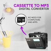 پخش و تبدیل کاست به MP3 مدل KLIM K7
