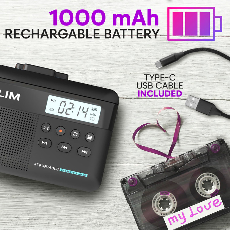 پخش و تبدیل کاست به MP3 مدل KLIM K7