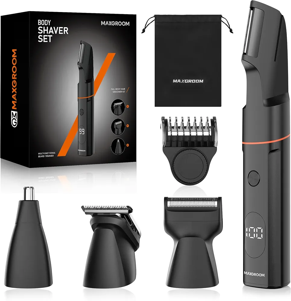 ماشین اصلاح و تریمر چندکاره بدن  MAXGROOM مدل LK-881